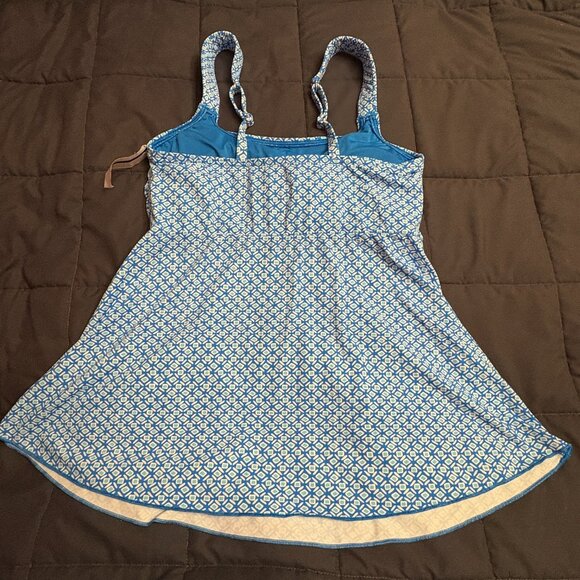 Lands' End Flutter Scoop Neck Tankini - Extra Small Long - NWT - Picture 3 of 12